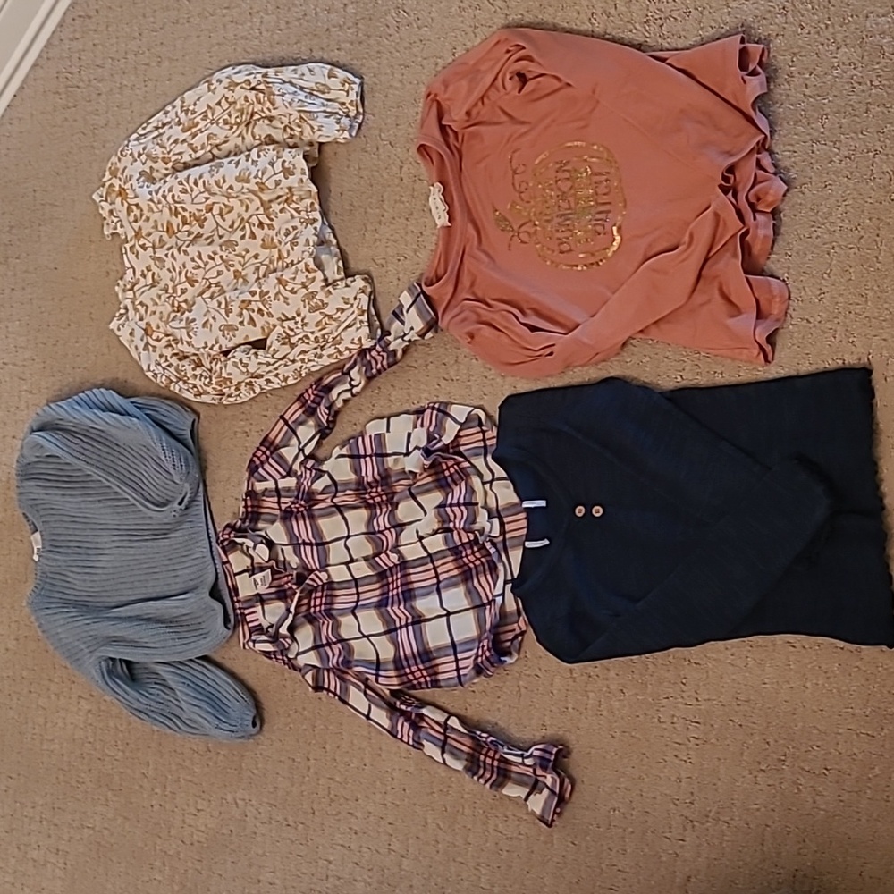 Girls size 6x fall shirt bundle